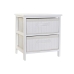 Chest of drawers DKD Home Decor White Bamboo Paolownia wood 42 x 32 x 45 cm