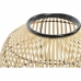 Lampa stołowa DKD Home Decor Czarny Metal Brązowy Bambus (36 x 36 x 37 cm)