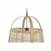 Lámpara de Techo DKD Home Decor Marrón Multicolor Madera Bambú 50 W Oriental 220 V 38 x 38 x 56 cm