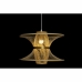 Φωτιστικό Οροφής DKD Home Decor Χρυσό Ανοιχτό καφέ Bamboo Σύγχρονη 46 x 46 x 34 cm