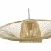 Φωτιστικό Οροφής DKD Home Decor Χρυσό Ανοιχτό καφέ Bamboo Σύγχρονη 46 x 46 x 34 cm