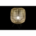 Bordlampe DKD Home Decor Sort Metal Brun Bambus (30 x 30 x 40.5 cm)