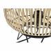 Lâmpada de mesa DKD Home Decor Preto Metal Castanho Bambu (30 x 30 x 40.5 cm)