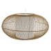 Ceiling Light DKD Home Decor White Natural Bamboo 40 W 83 x 83 x 40 cm
