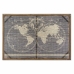 Glezna DKD Home Decor S3017928 Pasaules Karte (120 x 4 x 80 cm)