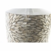 Váza DKD Home Decor Mozaika Stříbřitý Šedý Perleť Bambus (25 x 25 x 50,5 cm)
