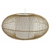 Lampa Sufitowa DKD Home Decor Biały Naturalny Bambus 40 W 83 x 83 x 40 cm