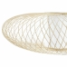 Pantalla de Lámpara DKD Home Decor Poliéster Bambú (62 x 62 x 20 cm)