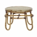 Table d'appoint DKD Home Decor Bambou Rotin (60 x 60 x 42 cm)