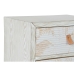 Σιφονιέρα DKD Home Decor Λευκό Φυσικό Ξύλο Bamboo Φοίνικες Τροπικό 48 x 35 x 74 cm