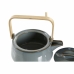 Teapot DKD Home Decor 21 x 17 x 10 cm Porcelain Grey 1 L