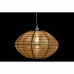 Kattolamppu DKD Home Decor Luonnollinen Kullattu Ruskea Bambu 50 W (42 x 42 x 26 cm)
