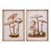 Painting DKD Home Decor Crystal 50 x 70 x 2,8 cm 50 x 2,8 x 70 cm Mushrooms (2 Units)