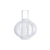 Lantern DKD Home Decor Crystal White Bamboo (35 x 35 x 29 cm)