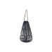 Lantern DKD Home Decor 35 x 35 x 60 cm Crystal Black Bamboo Tropical