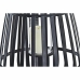 Farol DKD Home Decor 35 x 35 x 60 cm Cristal Negro Bambú Tropical