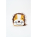 Kissen Crochetts Weiß Löwe 23 x 24 x 9 cm