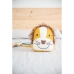 Pude Crochetts Hvid Løve 23 x 24 x 9 cm