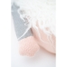 Μαξιλάρι Crochetts Λευκό Γκρι Ροζ Κουνέλι 24 x 34 x 9 cm