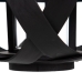 Lantern 35 x 35 x 29 cm Candleholder Black Bamboo