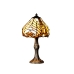 Asztali lámpa Viro Dalí Borostyán Cink 60 W 20 x 37 x 20 cm