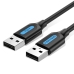 Cablu USB Vention COJBI Negru 3 m (1 Unități)