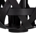 Lantern 26 x 26 x 32 cm Candleholder Black Bamboo