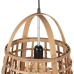 Lámpara de Techo 33,5 x 33,5 x 48,5 cm Natural Bambú 220 V 240 V 60 W