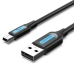 USB-kabel Vention COMBI 3 m Svart (1 antal)