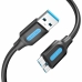 Câble USB Vention COPBG 1,5 m Noir (1 Unité)