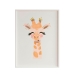 Tablou Crochetts Multicolor 33 x 43 x 2 cm Girafă
