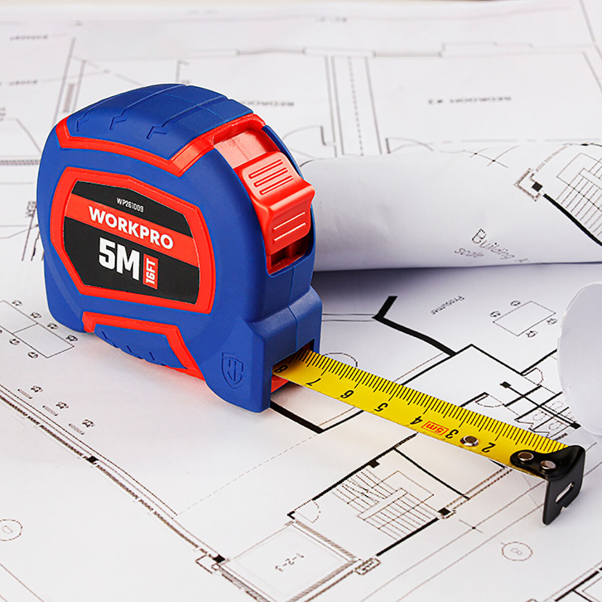 Flexometru Workpro 5 m 19 mm