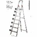 Inklapbare ladder Rolser 7 PELD ALUMINIO Aluminium