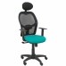Kancelářská židle s opěrkou hlavky P&C B10CRNC Tyrkysová zelená