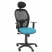 Biroja krēsls ar galvas atbalstu P&C B10CRNC Debesu zils