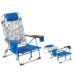 Plážová židle Modrý 87 x 51 x 23 cm