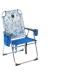 Chaise de Plage Bleu 87 x 47 x 37 cm