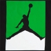 Ensemble de Sport pour Enfants Jordan Jumpman Ft Short Noir Vert 2 Pièces