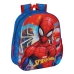 Školní batoh 3D Spider-Man Červený Námořnický Modrý 27 x 33 x 10 cm