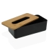 Zsebkendőtartó doboz Versa Bambusz polipropilén 13,1 x 8,6 x 26,1 cm Fekete