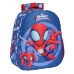 Mochila Escolar 3D Spider-Man Vermelho Azul Marinho 27 x 33 x 10 cm