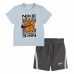 Otroški športni outfit Nike Df Icon Siva Pisana 2 Kosi