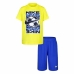Completo Sportivo per Bambini Nike Giallo Azzurro 2 Pezzi