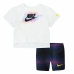 Träningskläder, Barn Nike Aop Bike Blå Vit Multicolour 2 Delar