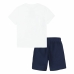 Sportoutfit voor kinderen Nike Nsw Add Ft Short  Blauw Wit Multicolour 2 Onderdelen