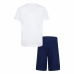 Completo Sportivo per Bambini Nike Nsw Add Ft Short  Azzurro Bianco Multicolore 2 Pezzi