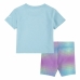Träningskläder, Barn Nike Aop Bike Blå Multicolour Lila 2 Delar