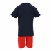 Bērnu Sporta Tērps Converse Zils Sarkans Daudzkrāsains 2 Daudzums