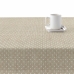 Stain-proof resined tablecloth Belum Plumeti White 300 x 140 cm