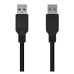 USB-kábel Aisens A105-0446 Fekete 1 m (1 egység)
